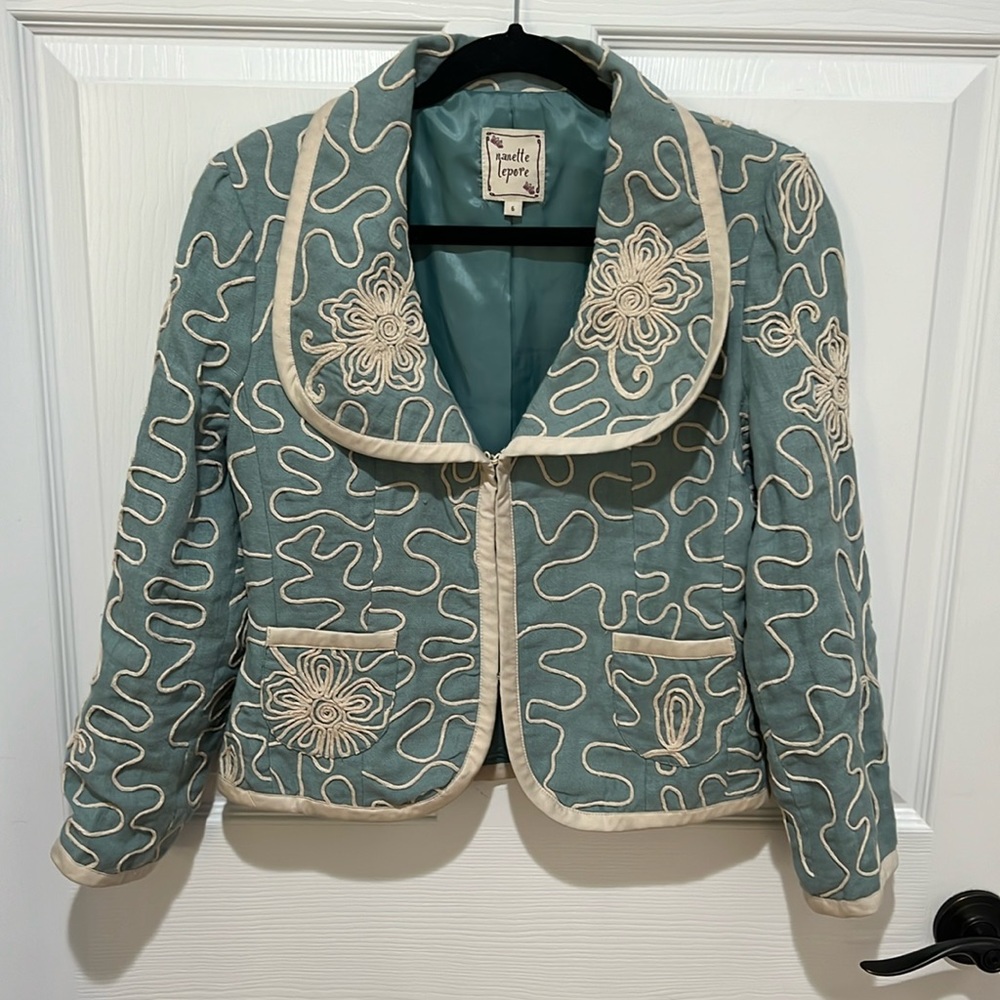 Nanette Lenore Linen Blazer